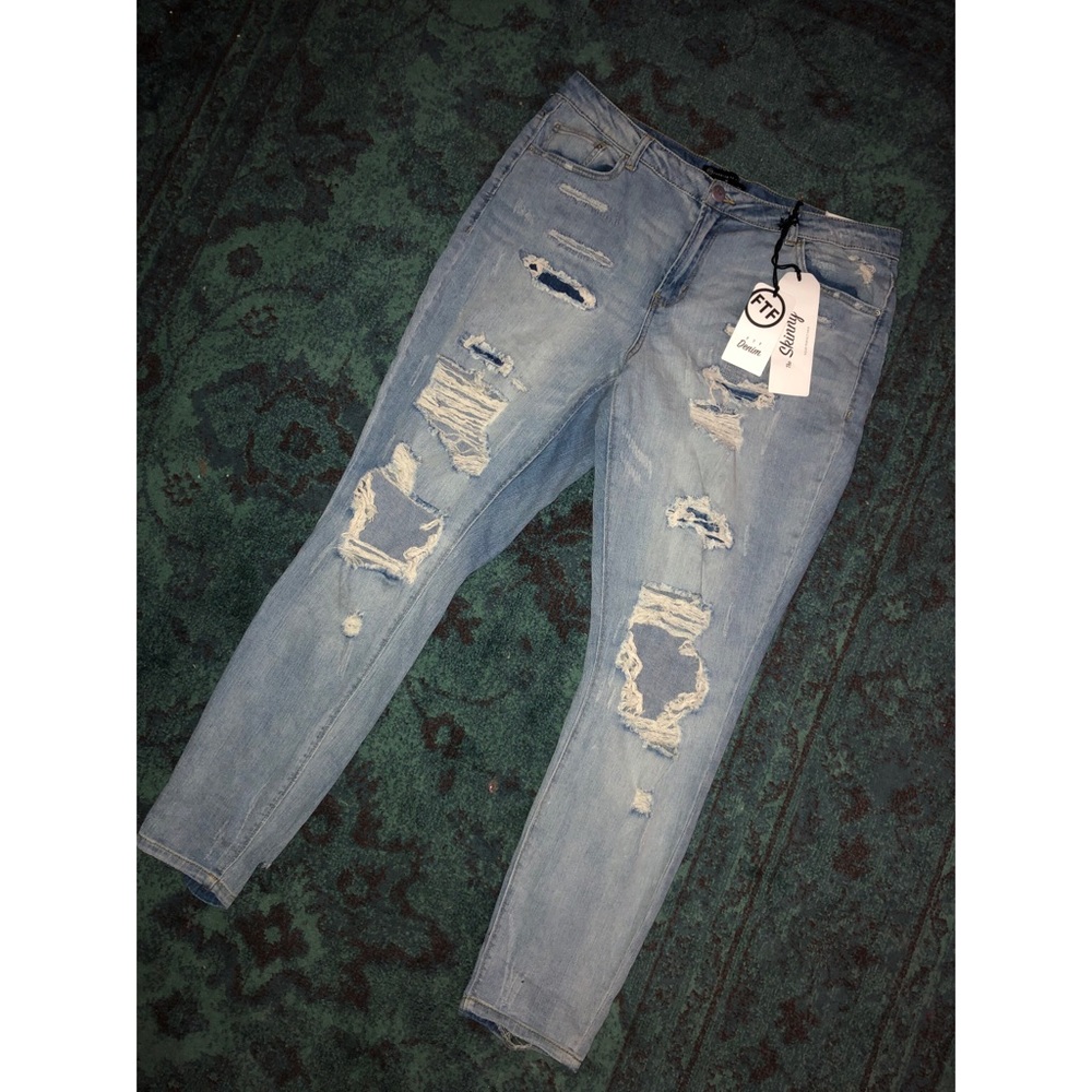 FTF distressed jeans